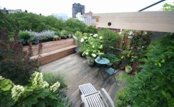 terrasse aménagée