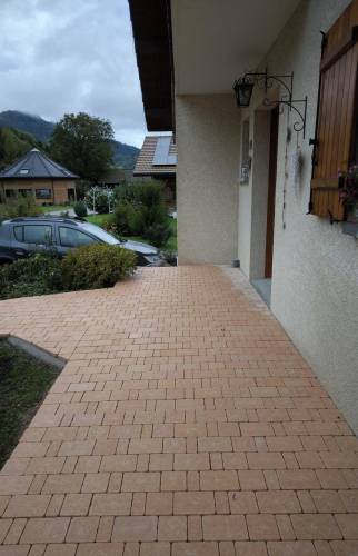 Bellevaux aménagement terrasse