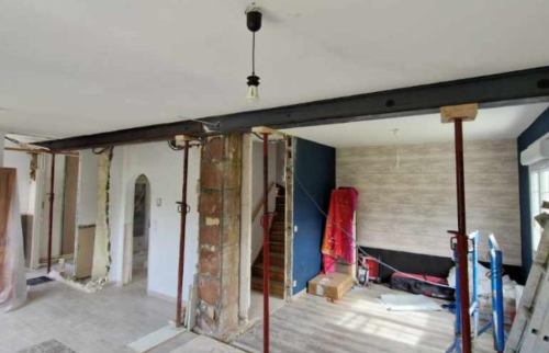 Séjour pendant rénovation 