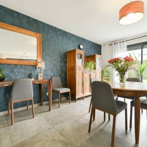 Décoration salon contemporain Saint-Léger-des-Bois Elisa Eberlé architecte