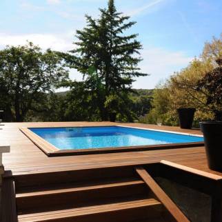 piscine semi enterée