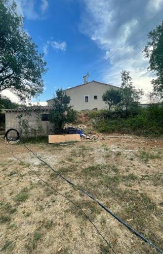 Terrain avant le début des travaux
