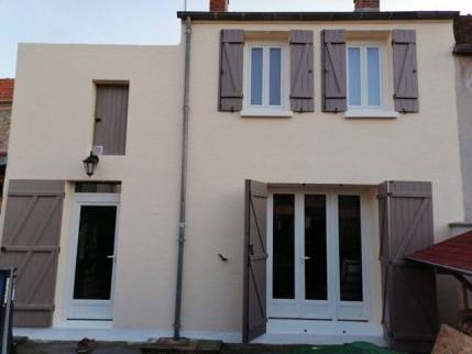 Maison après travaux de ravalement de façade - Moissy-Cramayel 77550