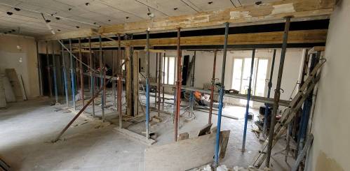  Travaux de sécurisation après ouverture de cloisons dans une maison en rénovation - Bombon 77720