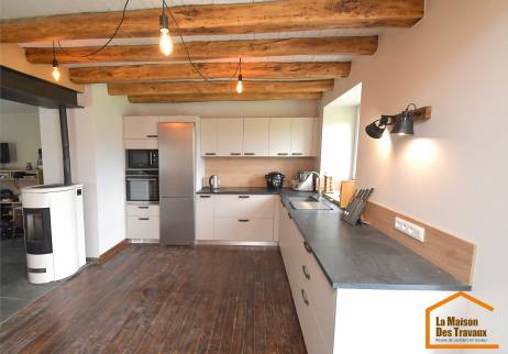 renovation cuisine maison pisé