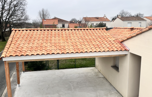 Création d'un carport à Bouguenais