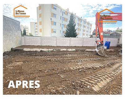 Construction d'un mur de soutènement