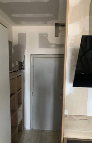 Appartement en cours de travaux d’isolation à Bruz