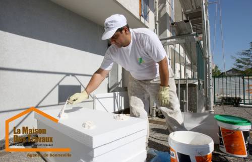 Application d'une isaolation externe sur l'immeuble