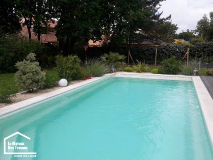 Construction d'une piscine à La Baule