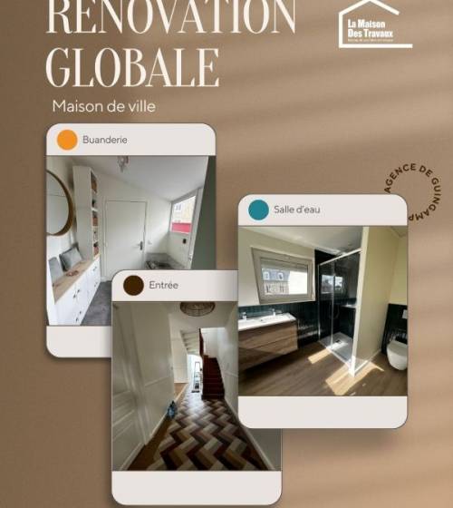 Rénovation totale d'une maison de ville | La Maison des Travaux Guingamp