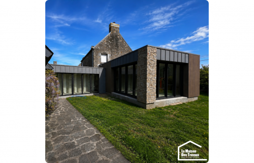 Façade extension maison 