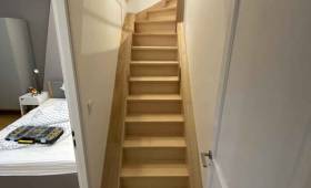 L'escalier menant aux combles