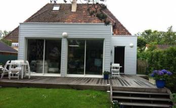 Réalisation d'une extension ossature bois à Caen (14000)