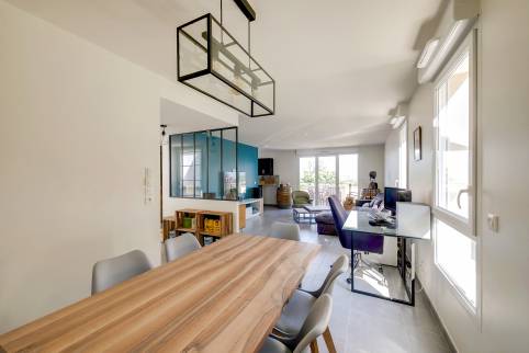 Aménagement d'un salon salle à manger près de Saint-Renan (29)