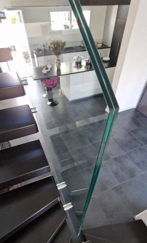 Garde-corps en verre à Rixheim