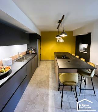 Montanay (69250) : Rénovation complète de cuisine dans cette ancienne maison de caractère