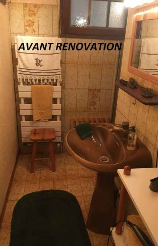 Salle de bain RdC avant rénovation
