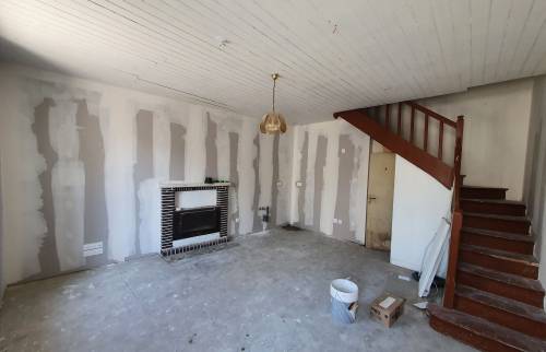 Travaux en cours - Réaménagement de maison pour deux logements