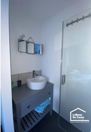 Création d'une salle de bain bord de mer La Maison des Travaux Vannes Sarzeau Pénestin