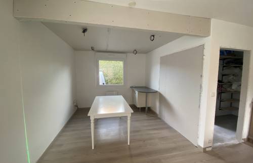 Décoration avec création d'un faux-plafond et spots encastrés