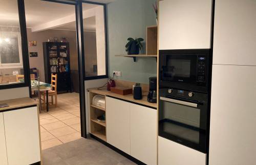 Rénovation Cuisine Nantes avec verrière