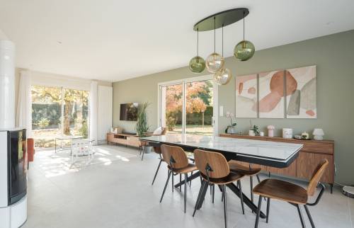 Rénovation complète d’une pièce de vie à Basse-Goulaine (44115) - salle à manger