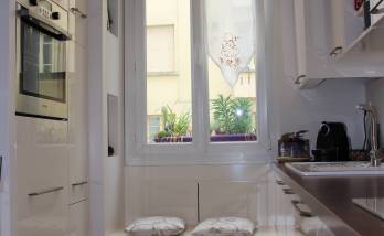 Travaux de rénovation de cuisine avec implantation de cuisine parallèle - Sainte-Maxime 83