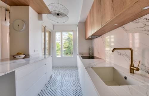 Cuisine rénovée à Levallois