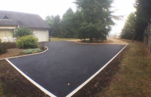 travaux cour terminés à CORMERAY (41)