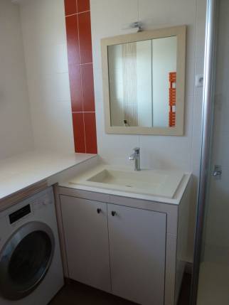 pose d'un meuble vasque