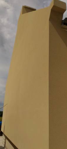 ITE et enduit sur le pignon