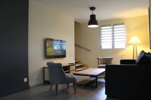 Rénovation d'un séjour dans une longère