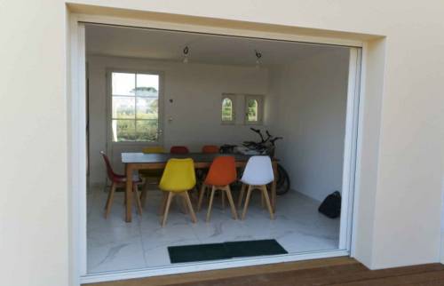 Pose de carrelage imitation marbre lors d'une rénovation de maison - Pornic 44210