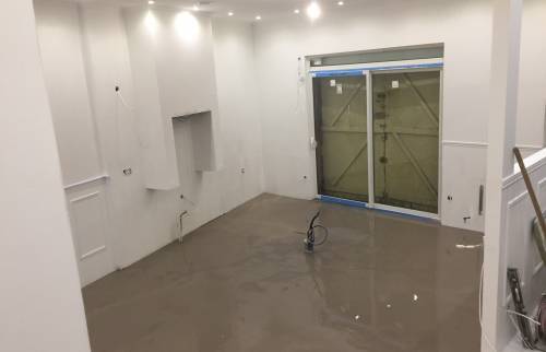 Ragréage sol cuisine