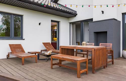 Construction d'une terrasse dans une maison à Ciboure