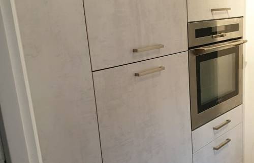 Détails sur intégration murale four et équipements linéaires cuisine à Châteaulin (29150)