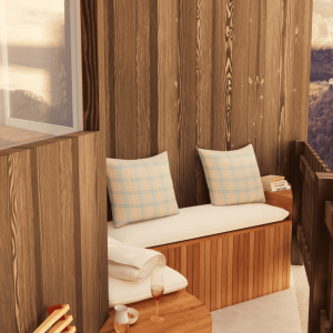 Design fonctionnel pour studio touristique à Chamrousse - Coralie Burger