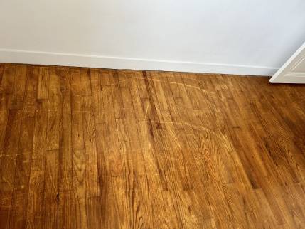 Décapage du parquet