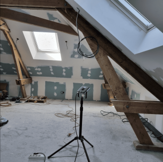 Travaux d'isolation thermique intérieure des combles habitables d'une maison - Pornic 44210