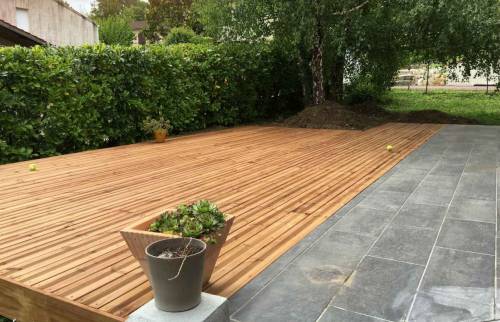 Réalisation d'une terrasse en bois