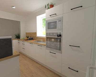 Modélisation 3D d'installation de cuisine - Pornic 44210