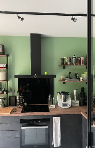 Création d'un espace cuisine avec une verrière à Saint-Sébastien-sur-Loire