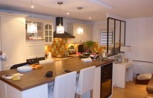 ouverture ilot central appartement cormeilles en parisis 95240