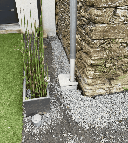 Travaux d’étanchéité et de drainage des murs périphériques à Sautron 1