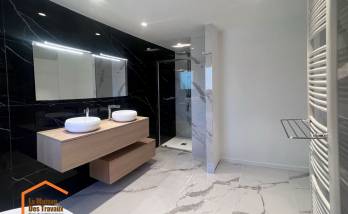 Rénovation de salle de bain avec douche