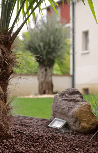 spot de jardin