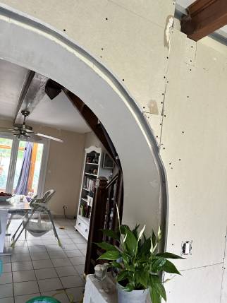 Rénovation autour d'une cheminée