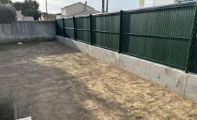 Clôture après travaux