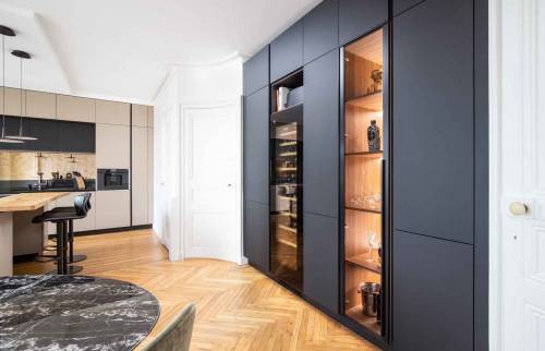 Linéaire cave à vins - Nantes(44)